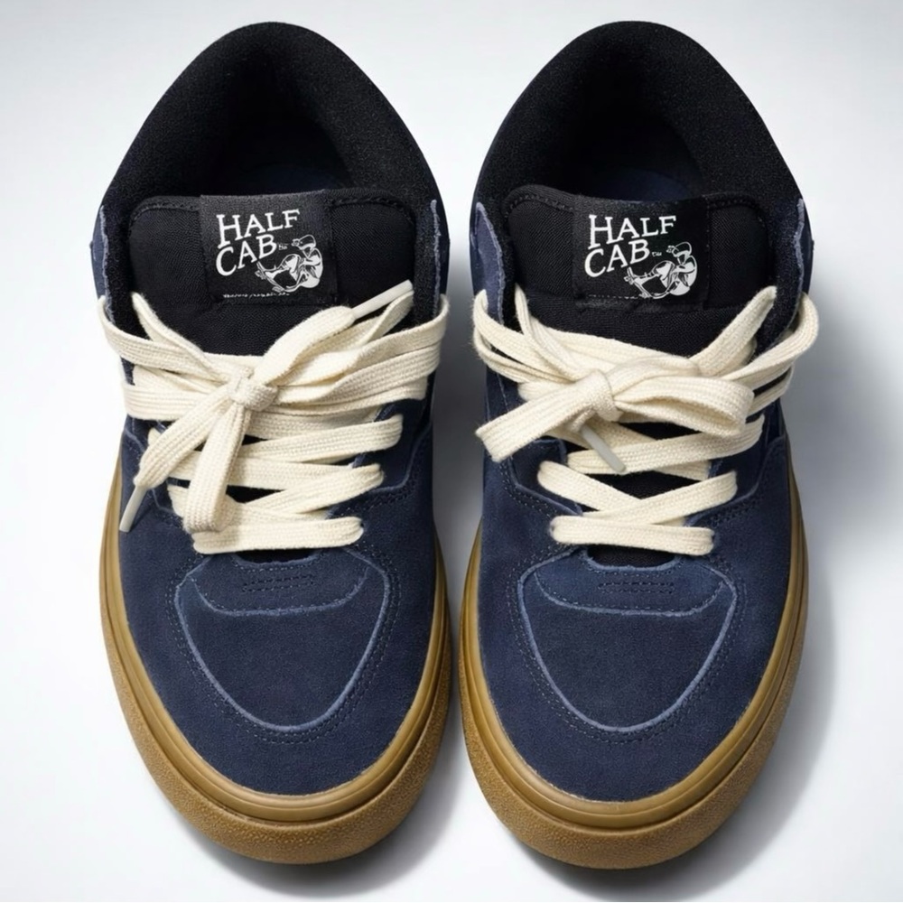 Vans Skate Shoes Half Cabs in Navy/Gum - New Without Box